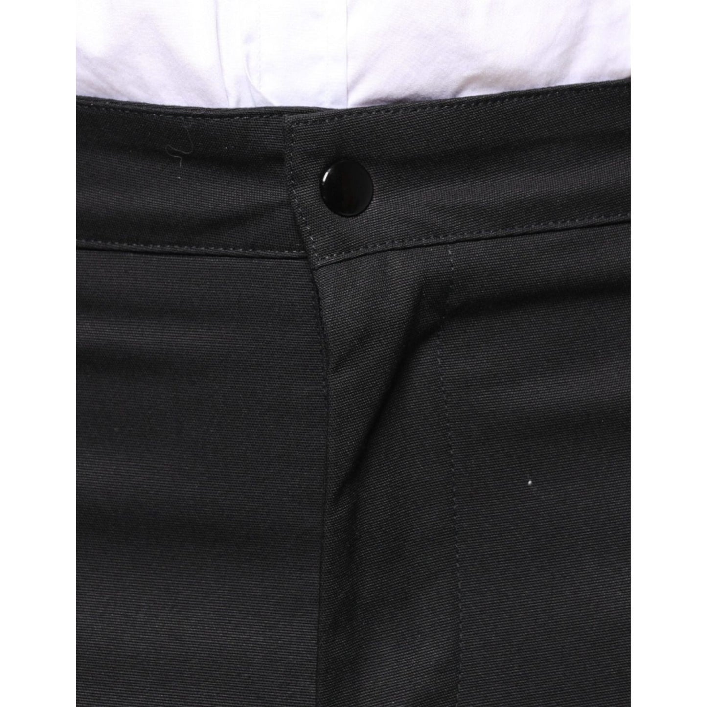 Dolce & Gabbana Multicolor Stripe Skinny Cotton Pants Dolce & Gabbana Black