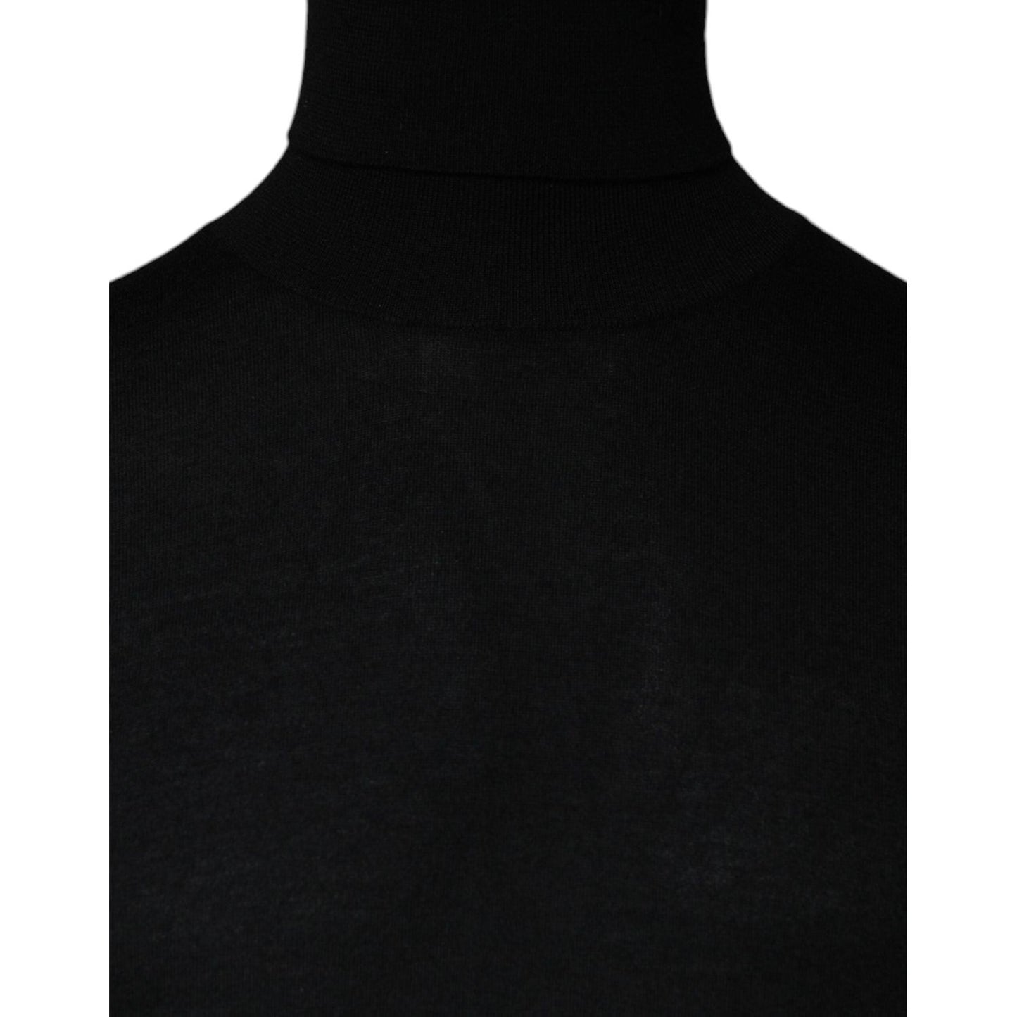 Dolce & Gabbana Black LongSleeve Turtleneck Pullover Sweater Dolce & Gabbana Black