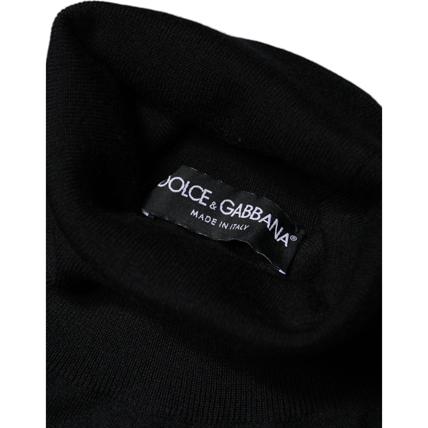 Dolce & Gabbana Black LongSleeve Turtleneck Pullover Sweater Dolce & Gabbana Black