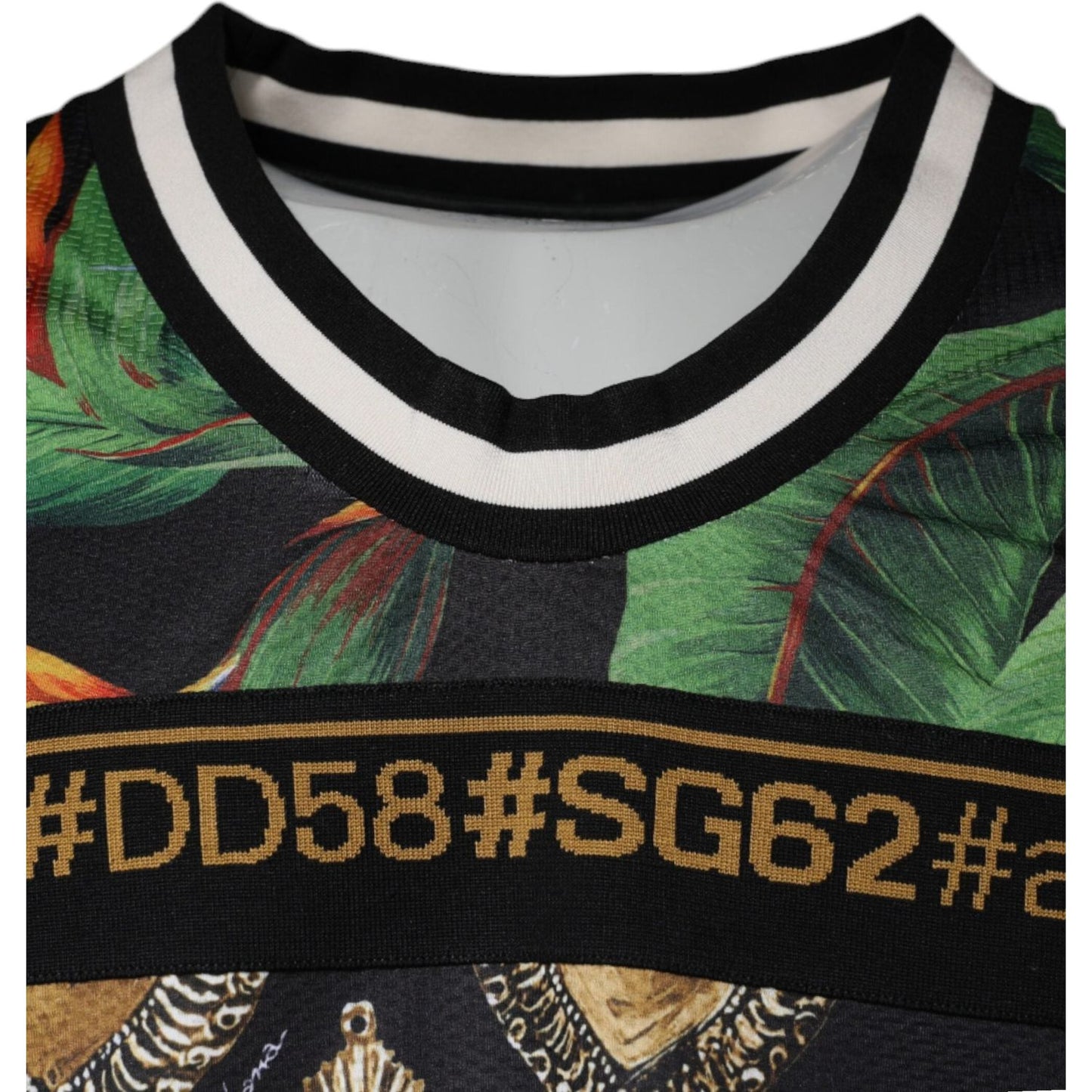 Dolce & Gabbana Multicolor Tropical Sleeveless Tank T-shirt Dolce & Gabbana Dark Gray