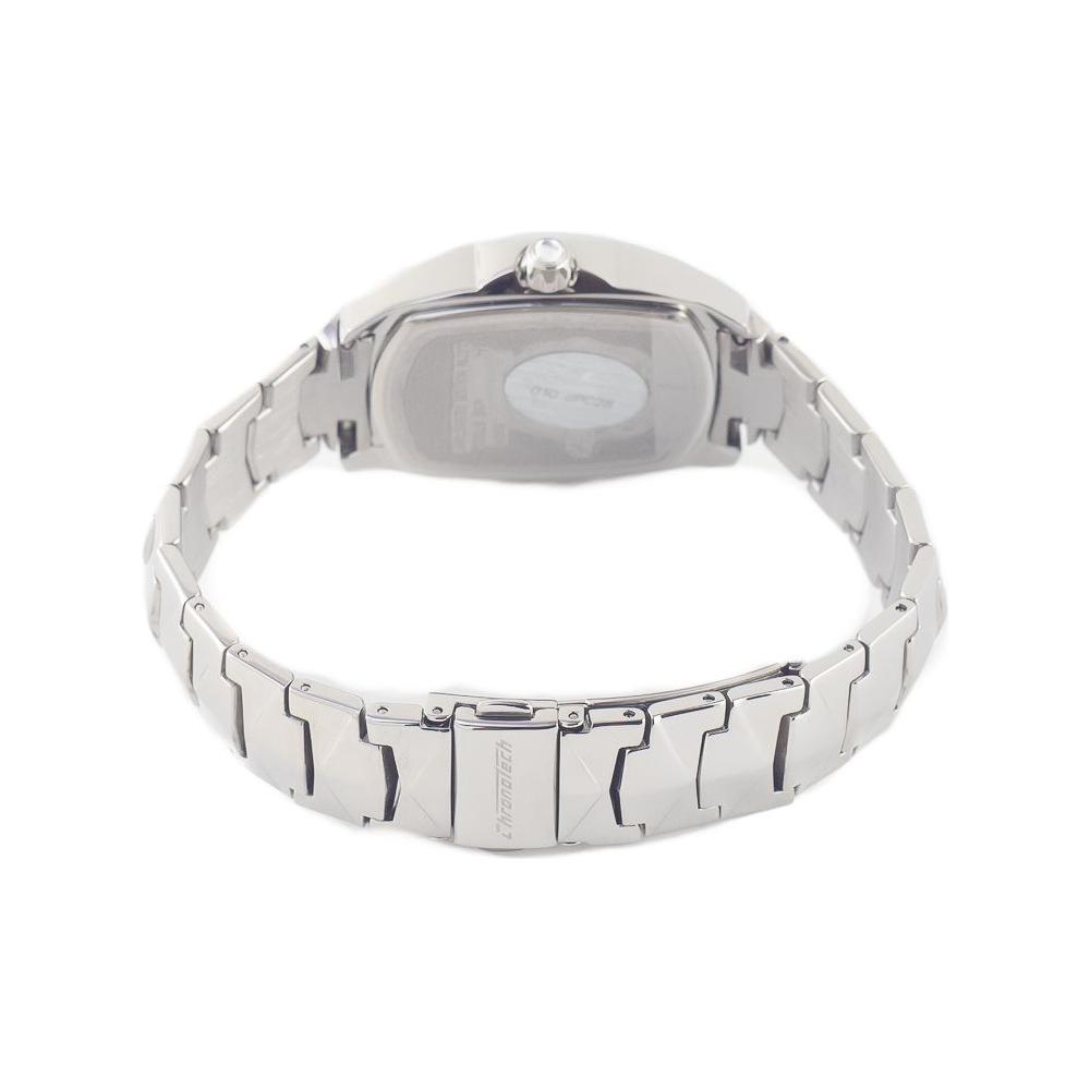Chronotech Silver Stainless Steel Watch Chronotech Light Gray