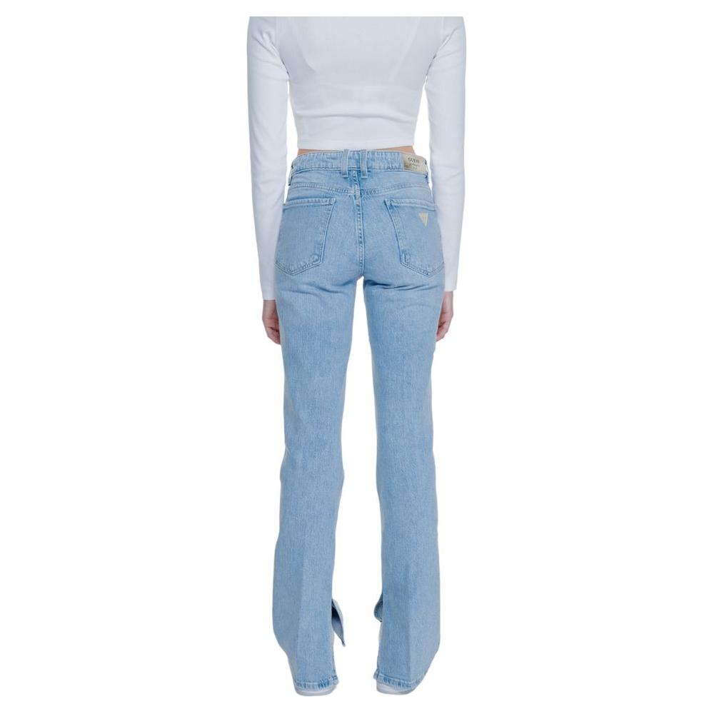 Guess Light Blue Cotton Jeans & Pant Guess Dark Gray