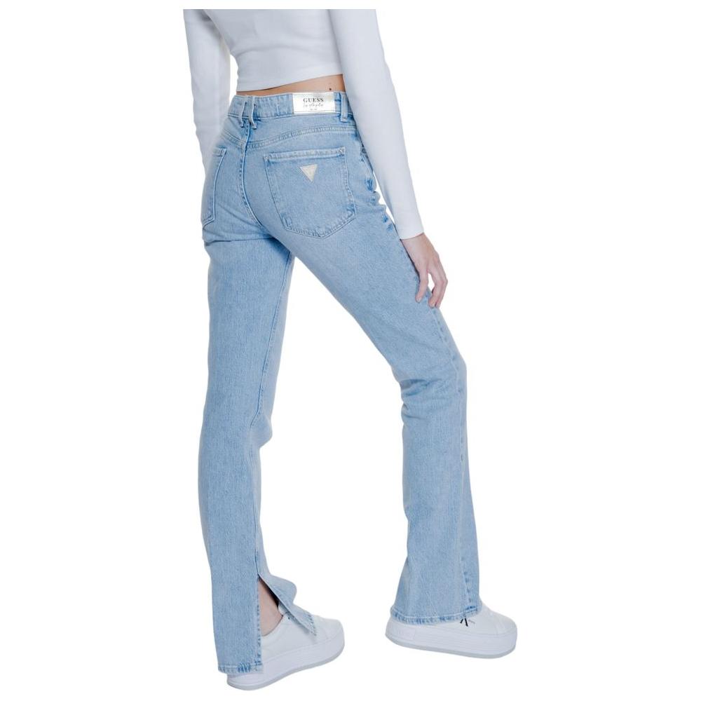 Guess Light Blue Cotton Jeans & Pant Guess Dark Gray