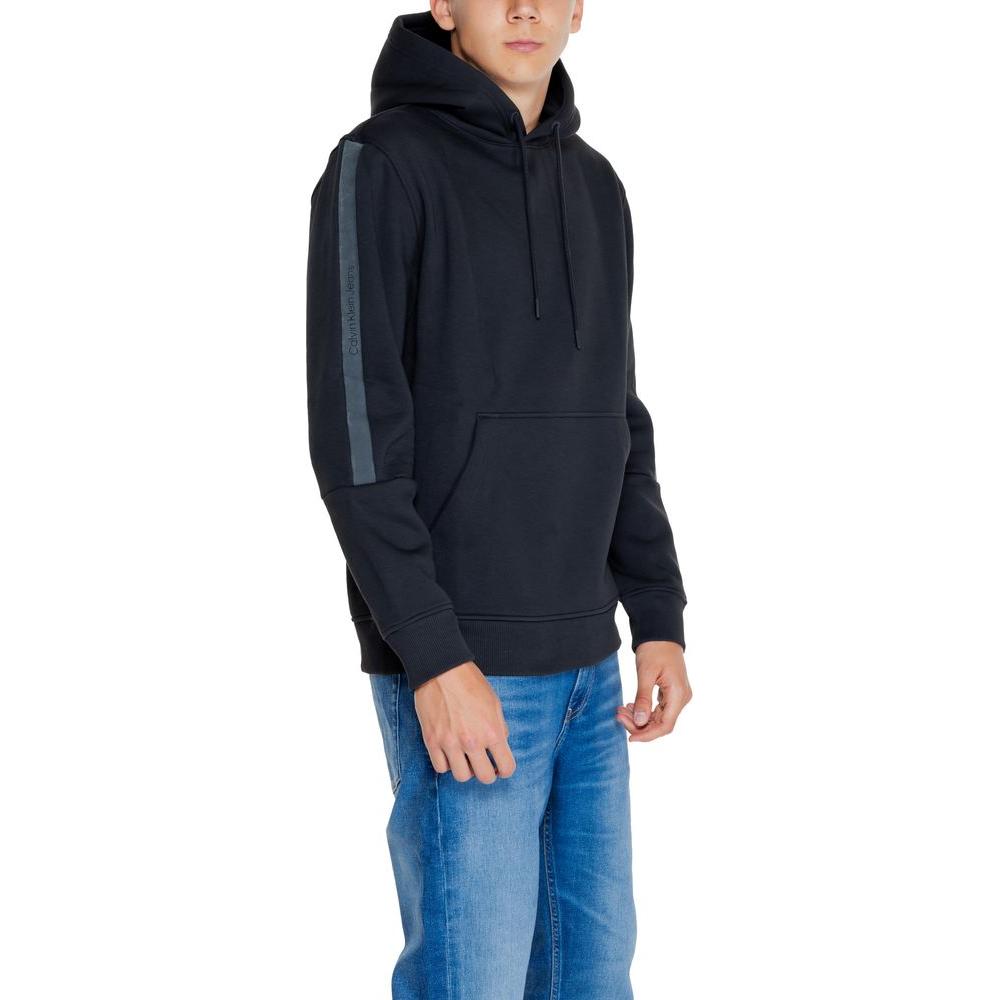 Calvin Klein Jeans Black Cotton Sweater Calvin Klein Jeans Dark Slate Gray