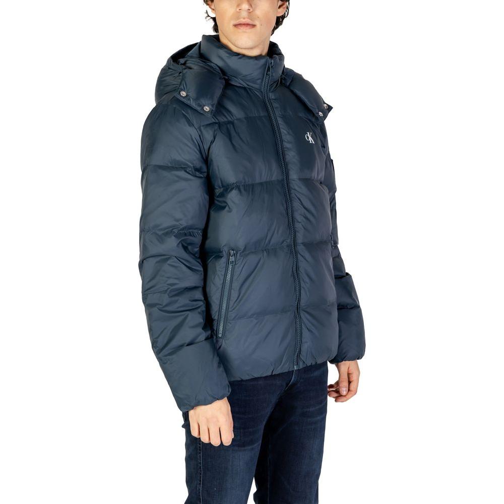 Calvin Klein Jeans Blue Polyamide Jacket Calvin Klein Jeans Dark Slate Gray
