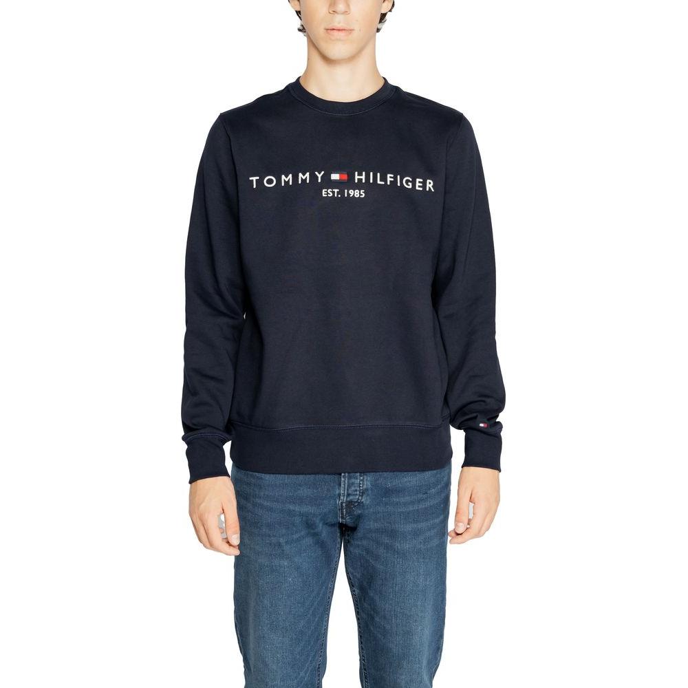 Tommy Hilfiger Blue Organic Cotton Sweater Tommy Hilfiger Dark Slate Gray