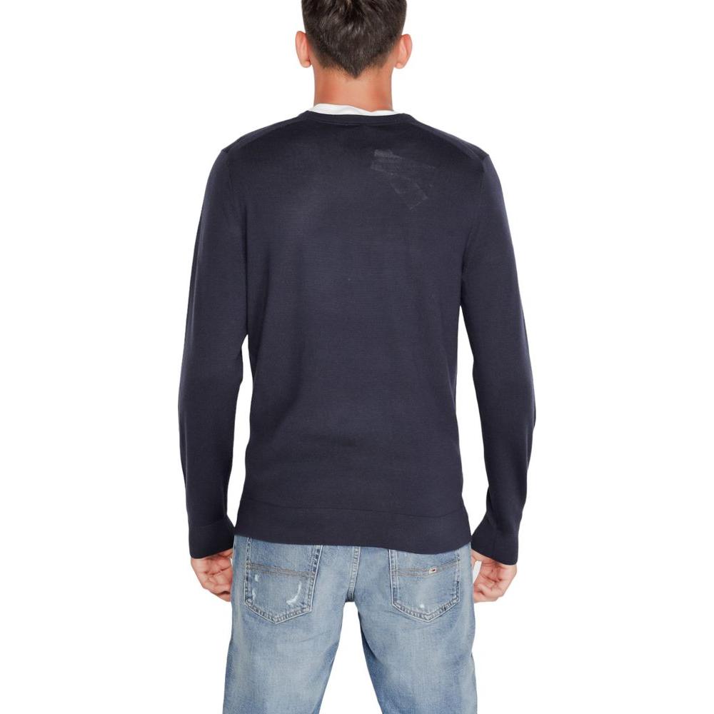 Calvin Klein Blue Recycled Wool T-Shirt Calvin Klein Dark Slate Gray