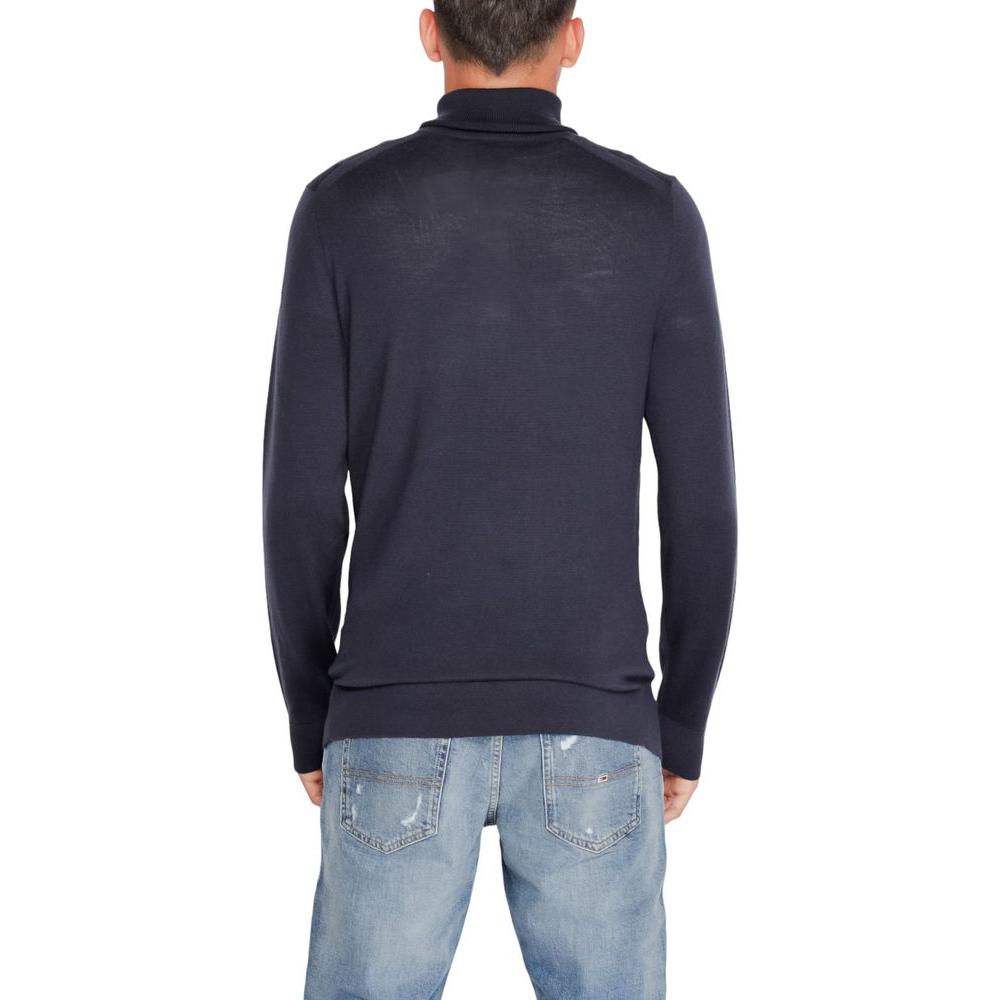 Calvin Klein Blue Wool Sweater Calvin Klein Dark Slate Gray
