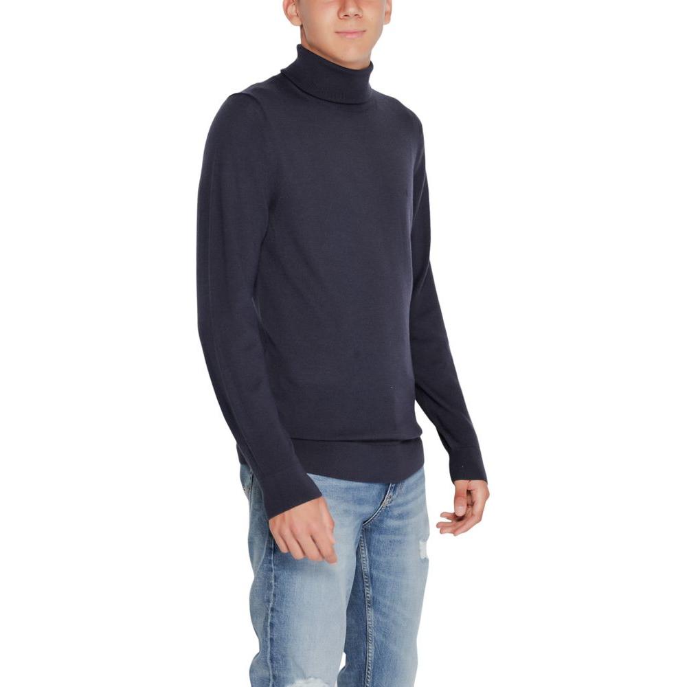 Calvin Klein Blue Wool Sweater Calvin Klein Dark Slate Gray