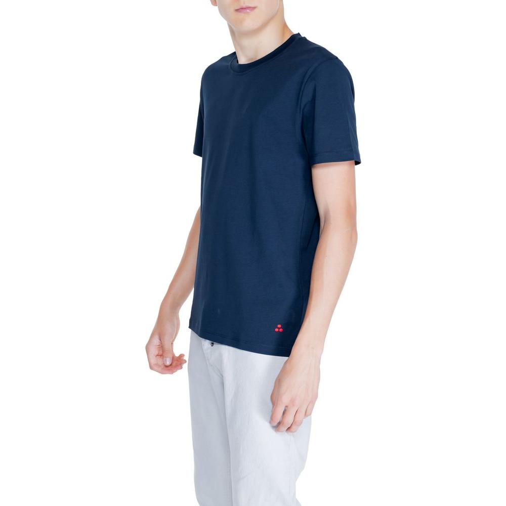 Peuterey Blue Cotton T-Shirt Peuterey Gray
