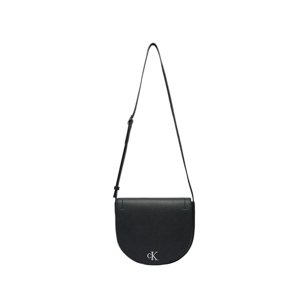 Calvin Klein Jeans Black Recycled Polyester Handbag Calvin Klein Jeans Dark Slate Gray