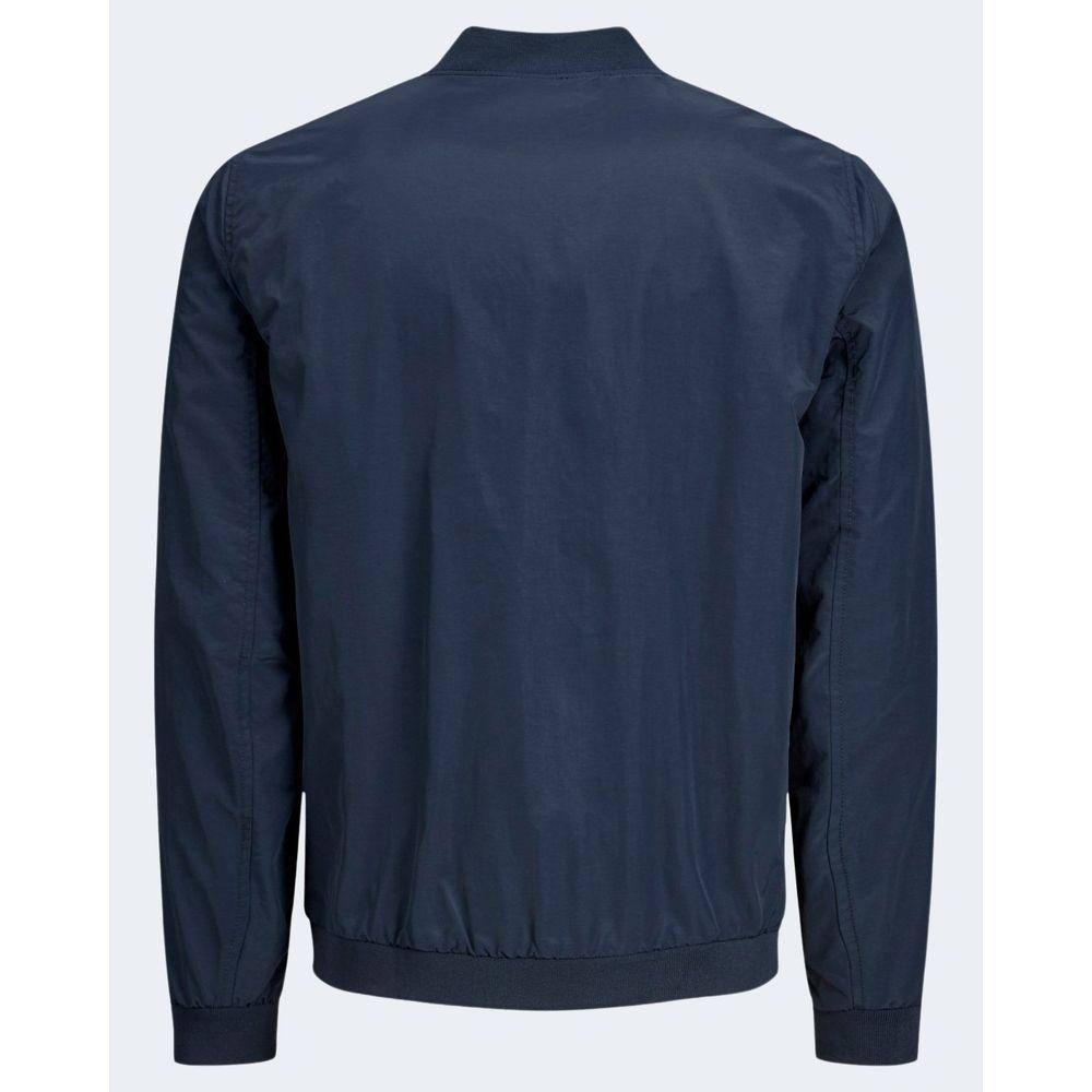 Jack Jones Blue Polyester Jacket Jack Jones Dark Slate Gray