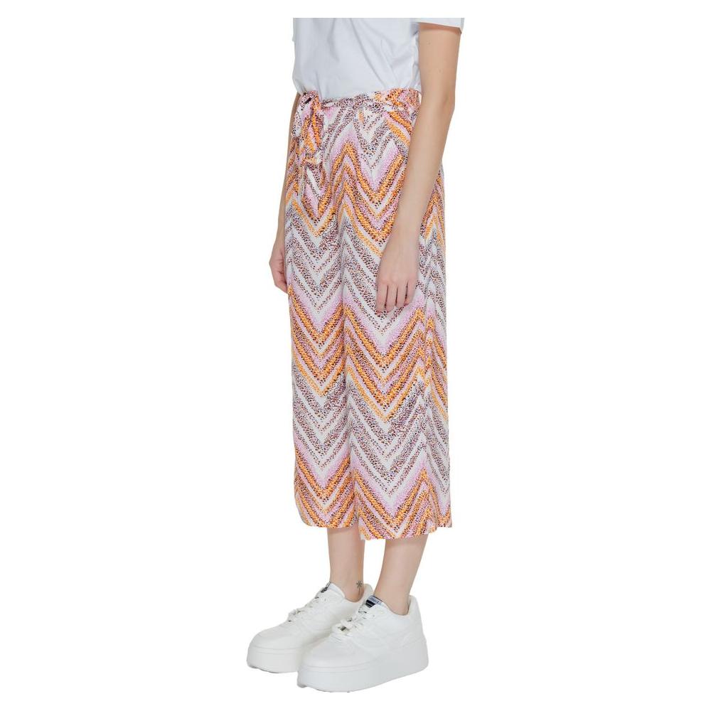 Only Multicolor Viscose Jeans & Pant Only Gray