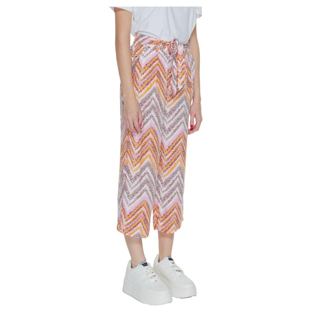 Only Multicolor Viscose Jeans & Pant Only Gray