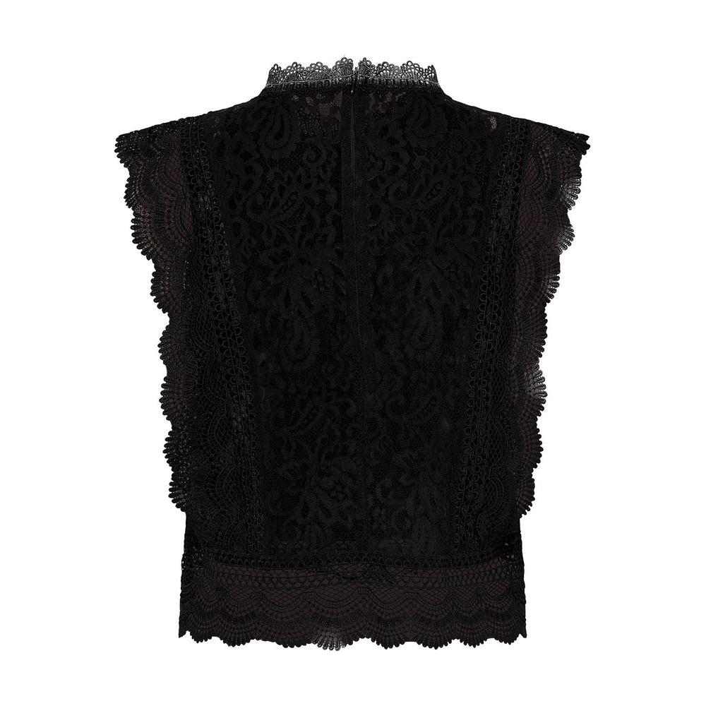 Only Black Nylon Tops & T-Shirt Only Black