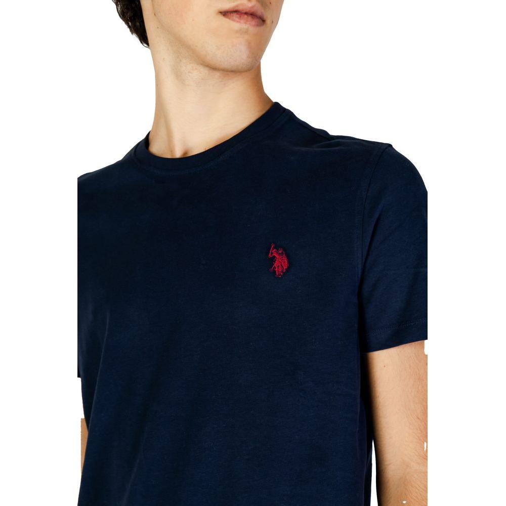 U.S. POLO ASSN. Blue Cotton T-Shirt U.S. POLO ASSN. Tan