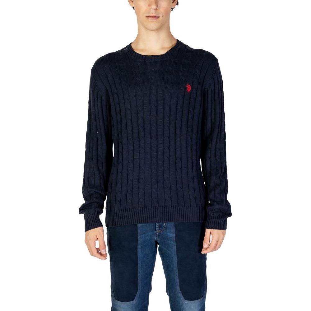 U.S. POLO ASSN. Blue Cotton Sweater U.S. POLO ASSN. Black
