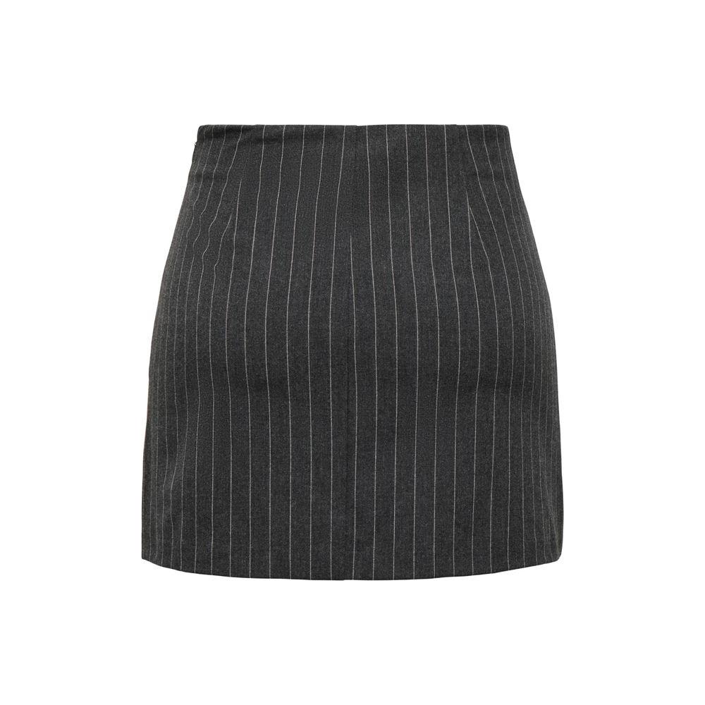Only Gray Polyester Skirt Only Dark Slate Gray