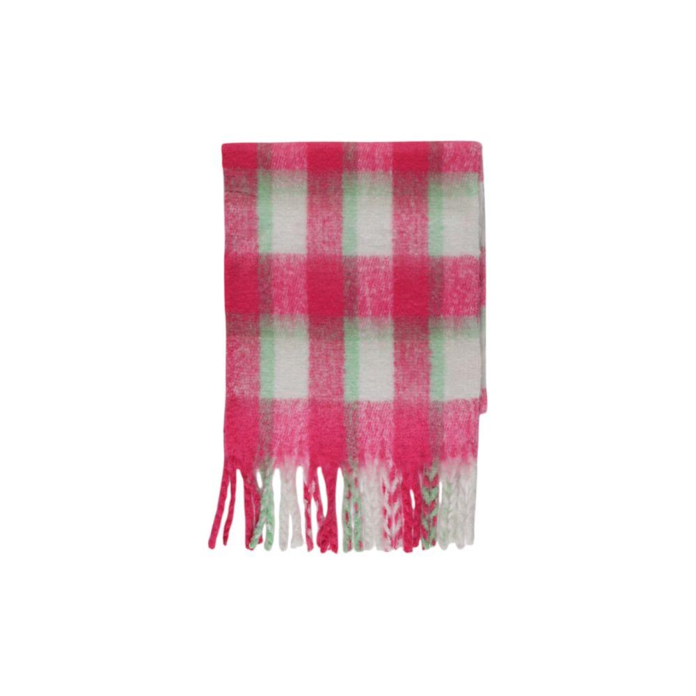 Only Multicolor Polyester Scarf Only Maroon