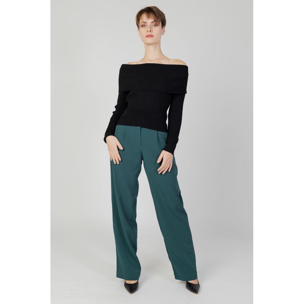 Only Black Viscose Sweater Only Light Gray