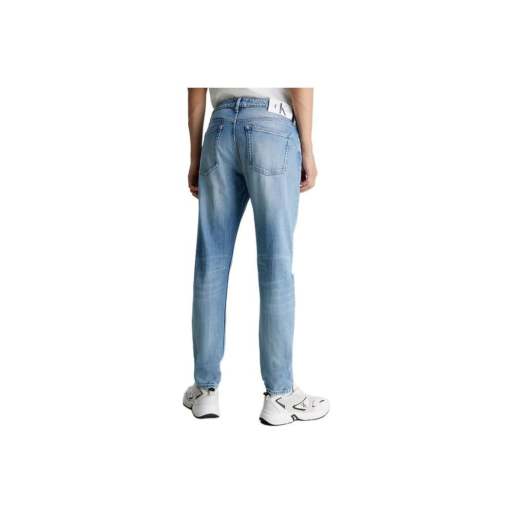 Calvin Klein Jeans Blue Organic Cotton Jeans & Pant Calvin Klein Jeans Light Slate Gray
