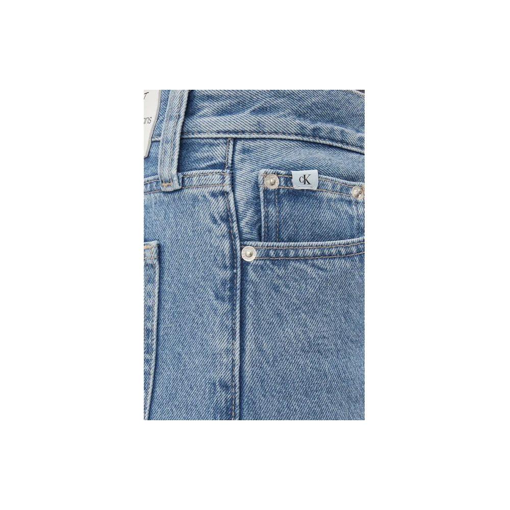 Calvin Klein Jeans Light Blue Cotton Jeans & Pant Calvin Klein Jeans Slate Gray