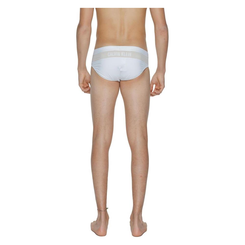 Calvin Klein White Polyamide Swimwear Calvin Klein Rosy Brown