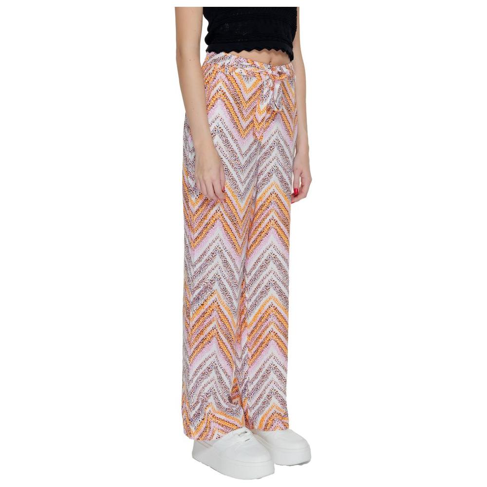 Only Multicolor Viscose Jeans & Pant Only Gray