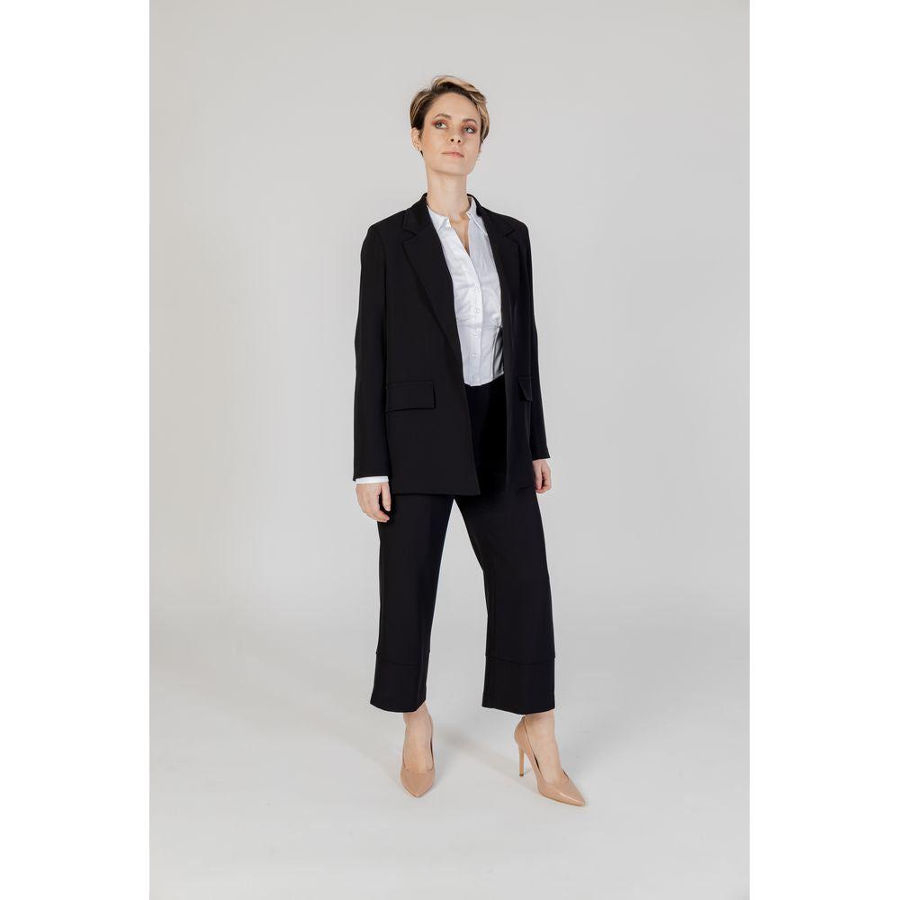 Sandro Ferrone Black Polyester Suits & Blazer Sandro Ferrone Light Gray