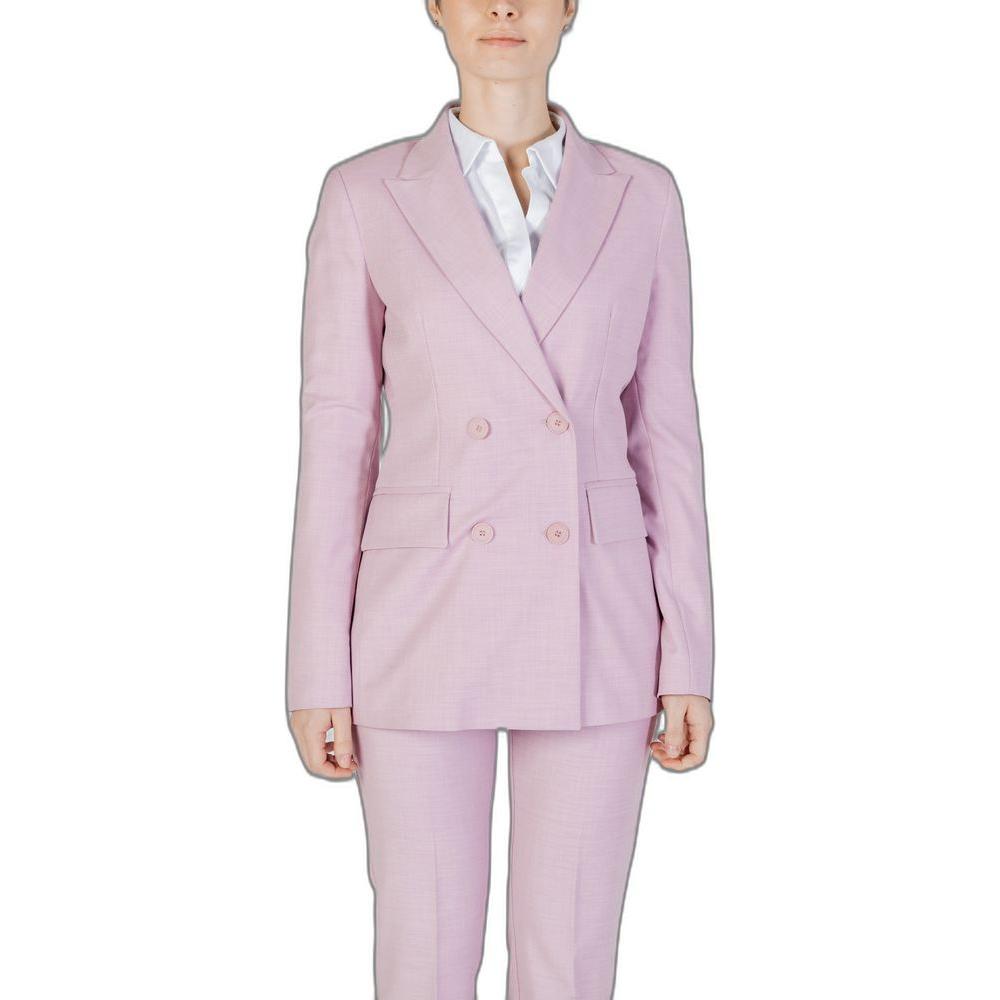 Sandro Ferrone Multicolor Viscose Suits & Blazer Sandro Ferrone Thistle