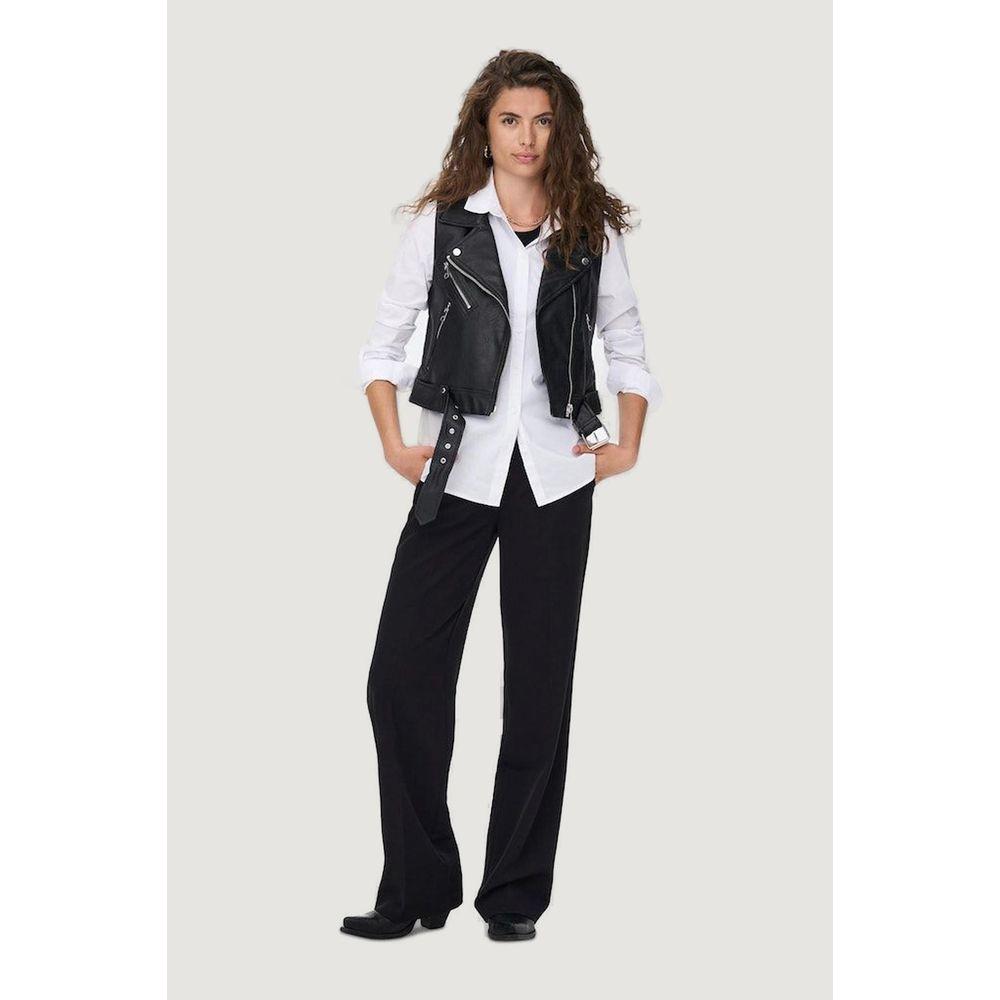 Only Black Polyester Jackets & Coat Only Lavender