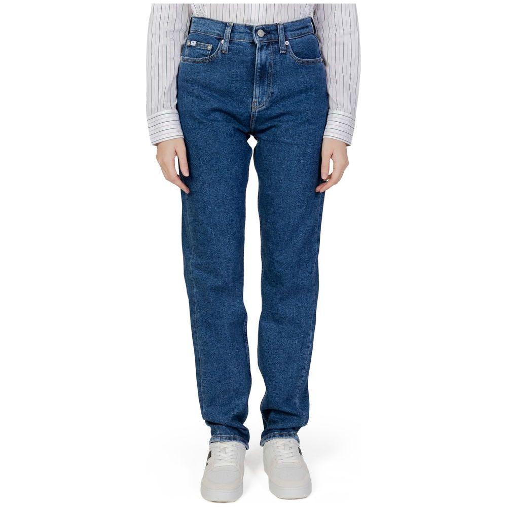 Calvin Klein Jeans Blue Cotton Jeans & Pant Calvin Klein Jeans Light Gray
