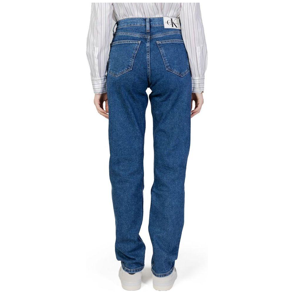 Calvin Klein Jeans Blue Cotton Jeans & Pant Calvin Klein Jeans Dark Slate Gray