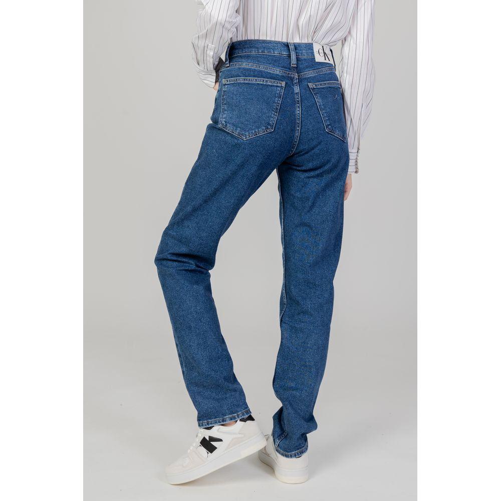 Calvin Klein Jeans Blue Cotton Jeans & Pant Calvin Klein Jeans Gray