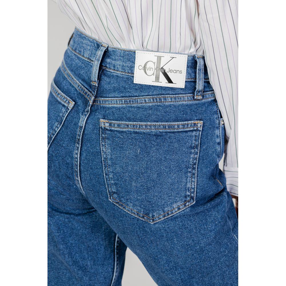 Calvin Klein Jeans Blue Cotton Jeans & Pant Calvin Klein Jeans Dark Slate Blue