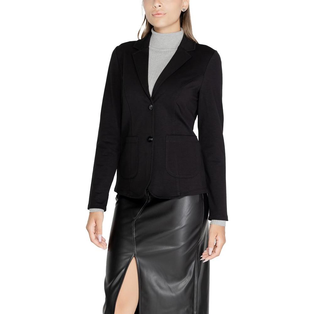 Street One Black Viscose Suits & Blazer Street One Black