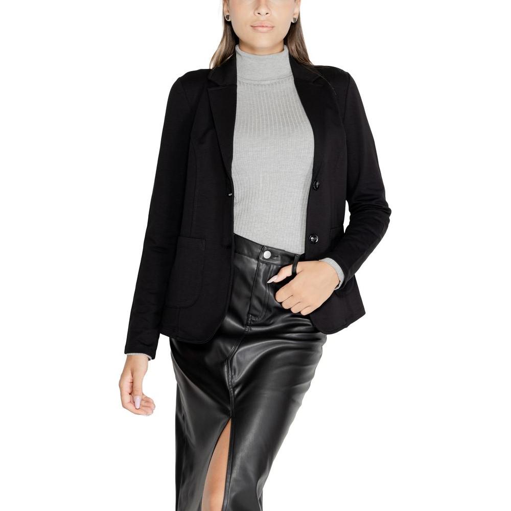 Street One Black Viscose Suits & Blazer Street One Black