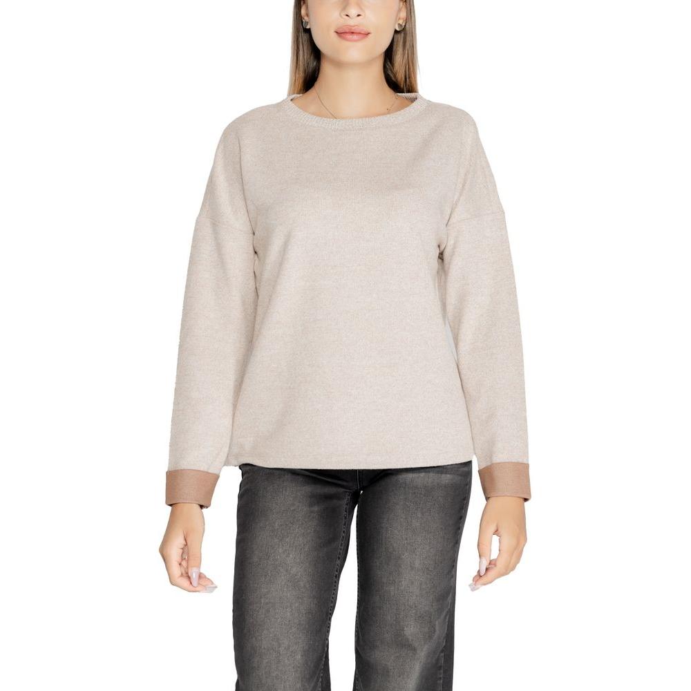 Street One Beige Viscose Tops & T-Shirt Street One Light Gray