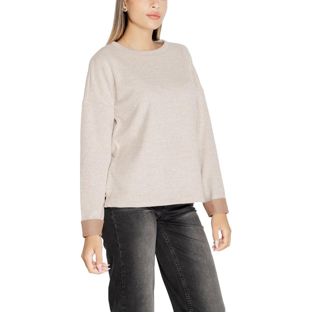 Street One Beige Viscose Tops & T-Shirt Street One Light Gray
