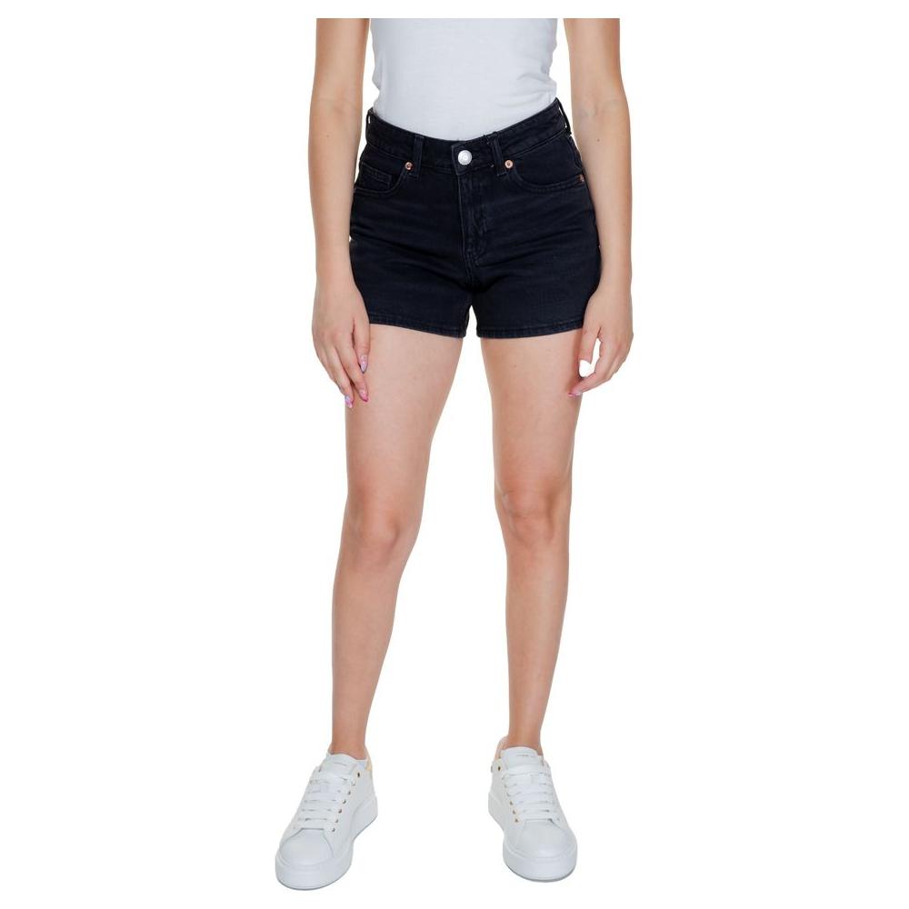 Vero Moda Black Cotton Short Vero Moda Rosy Brown