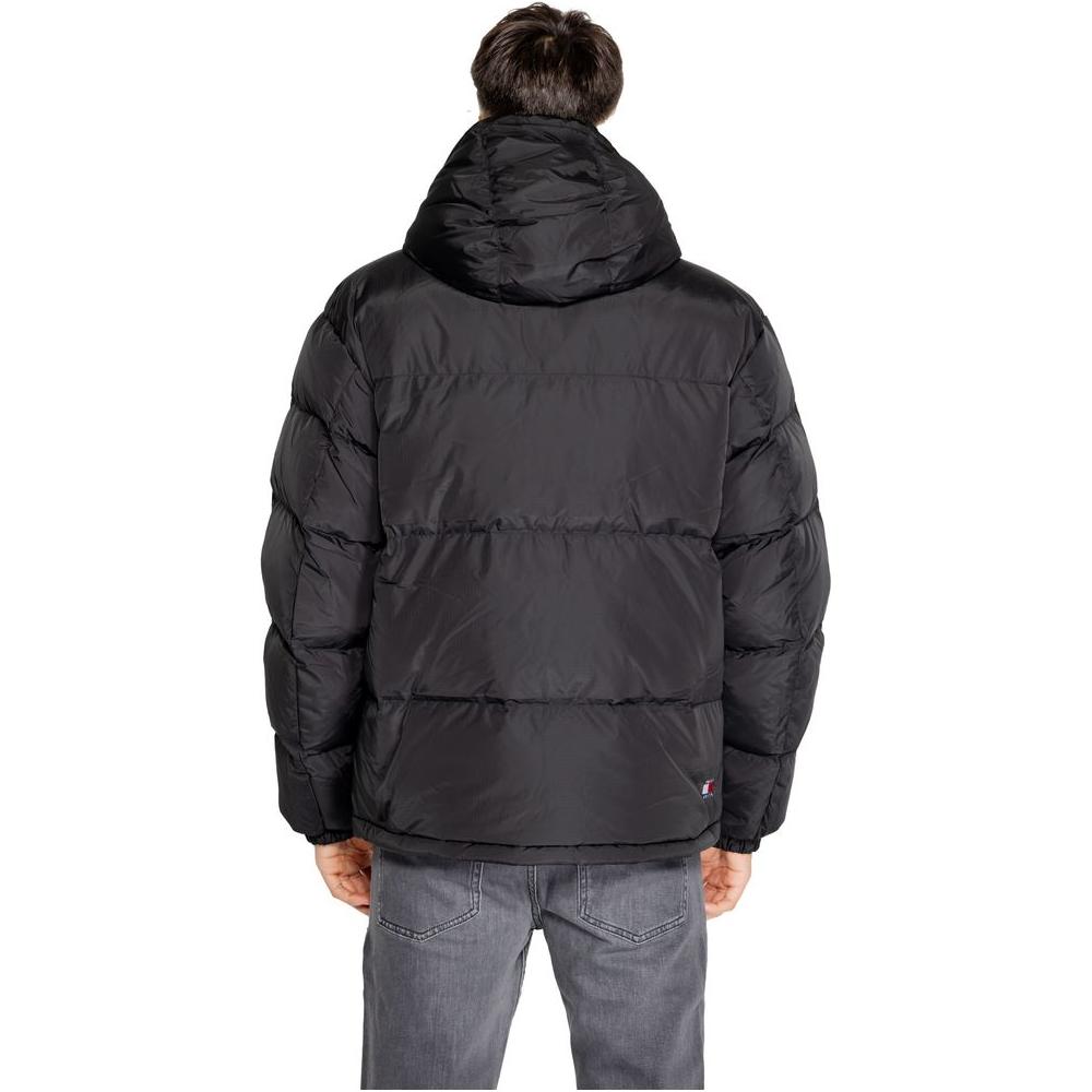 Tommy Hilfiger Jeans Black Recycled Polyester Jacket Tommy Hilfiger Jeans Dark Slate Gray