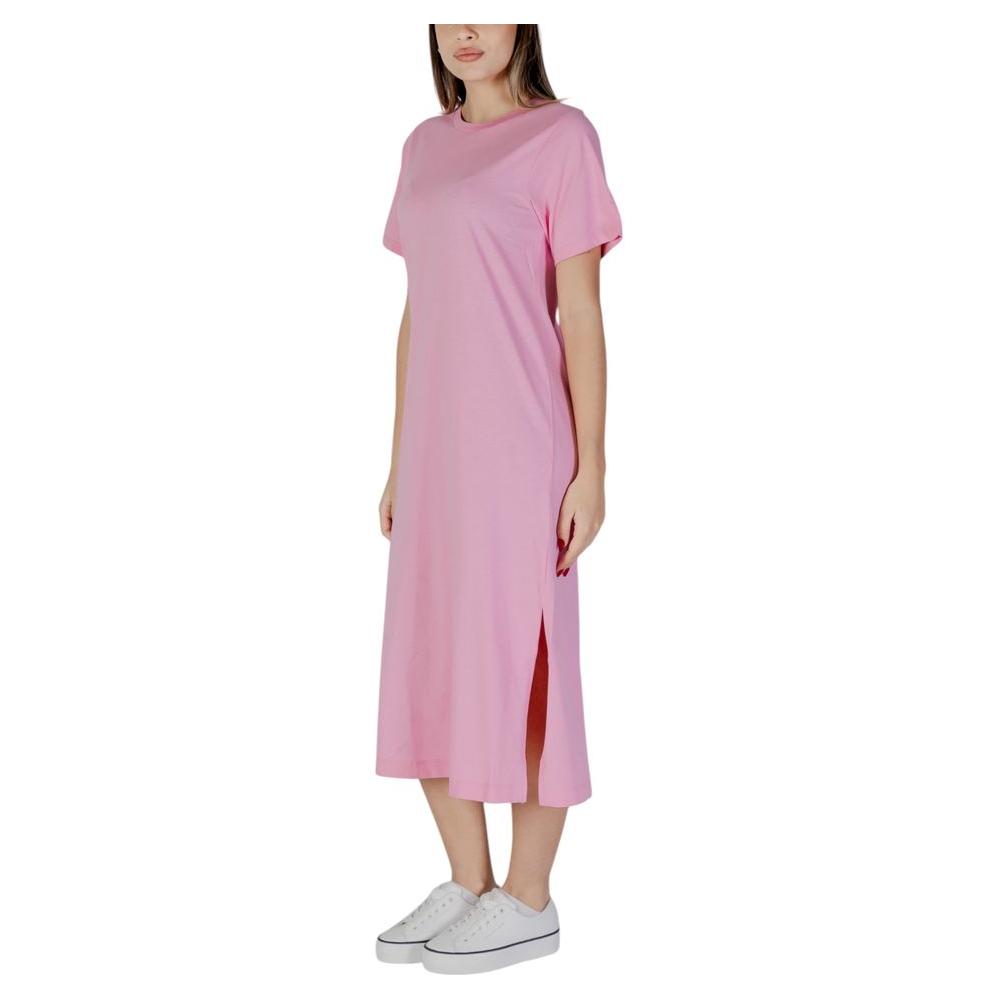 B.Young Multicolor Cotton Dress B.Young Dark Gray