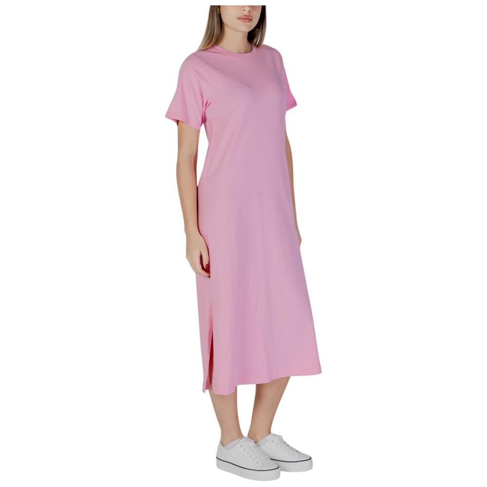 B.Young Multicolor Cotton Dress B.Young Dark Gray
