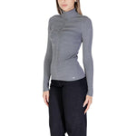 Morgan De Toi Gray Viscose Turtleneck MO-15619300136-IT38|XS