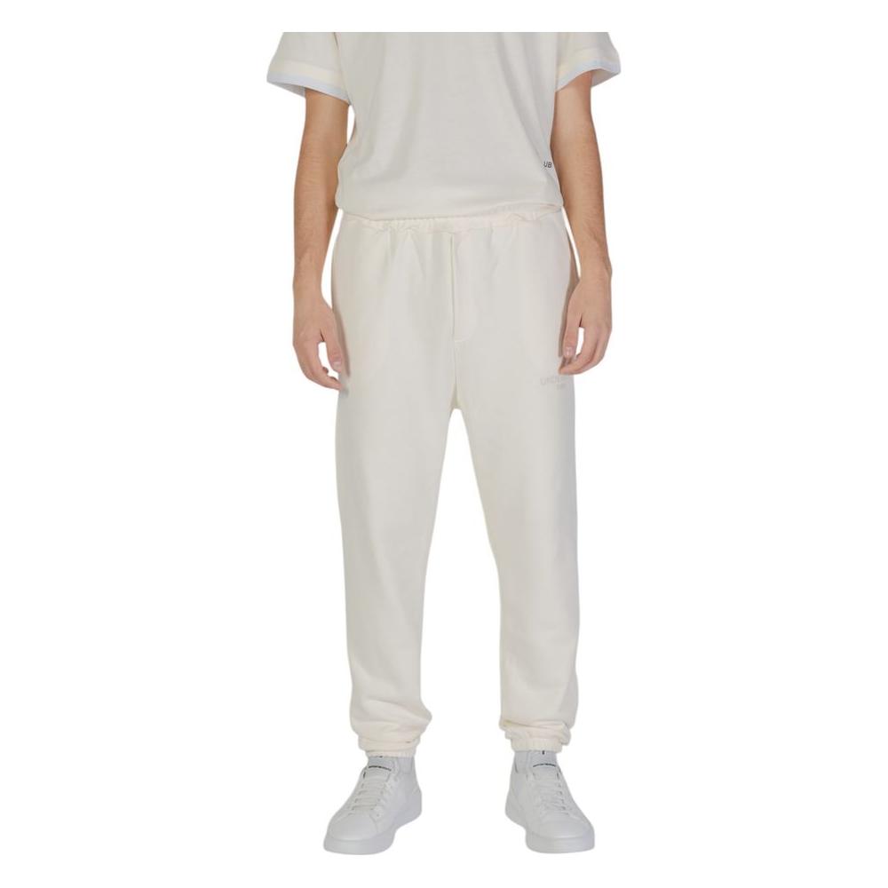 Underclub Cream Cotton Jeans & Pant Underclub Light Gray