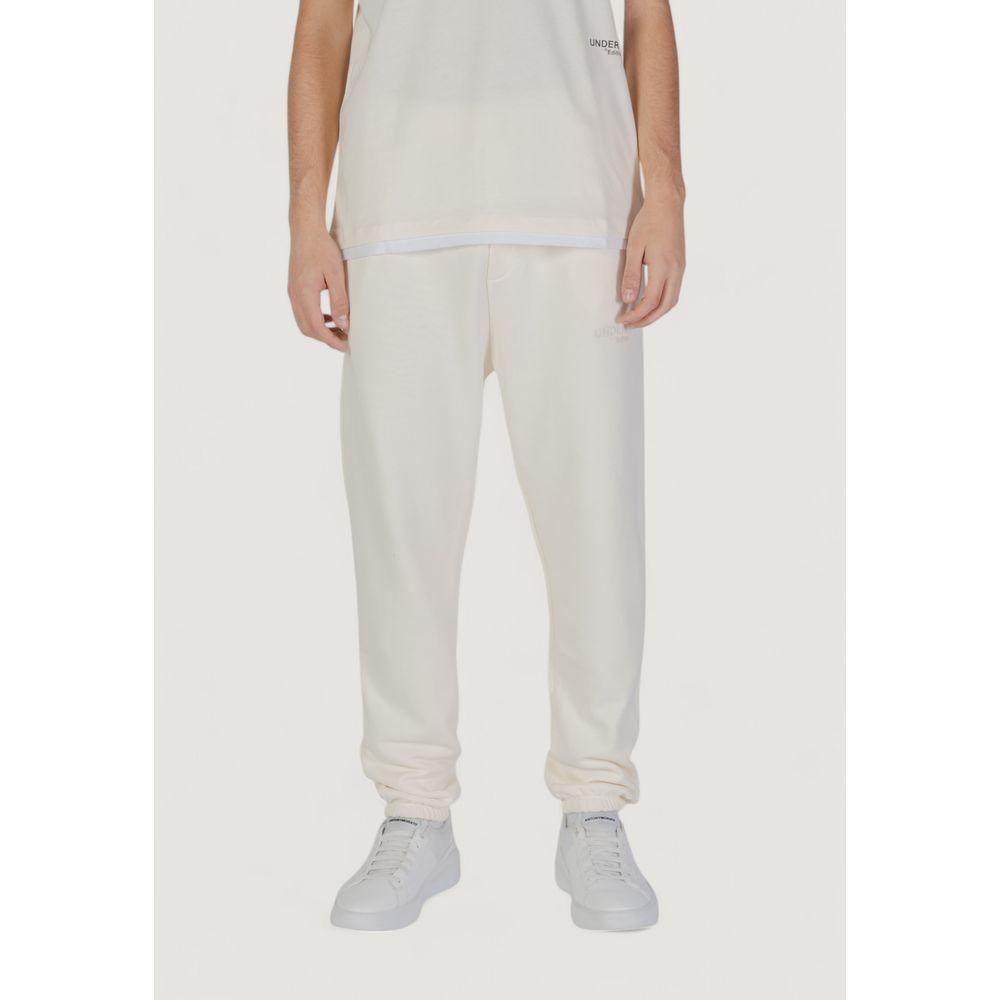 Underclub Cream Cotton Jeans & Pant Underclub Light Gray
