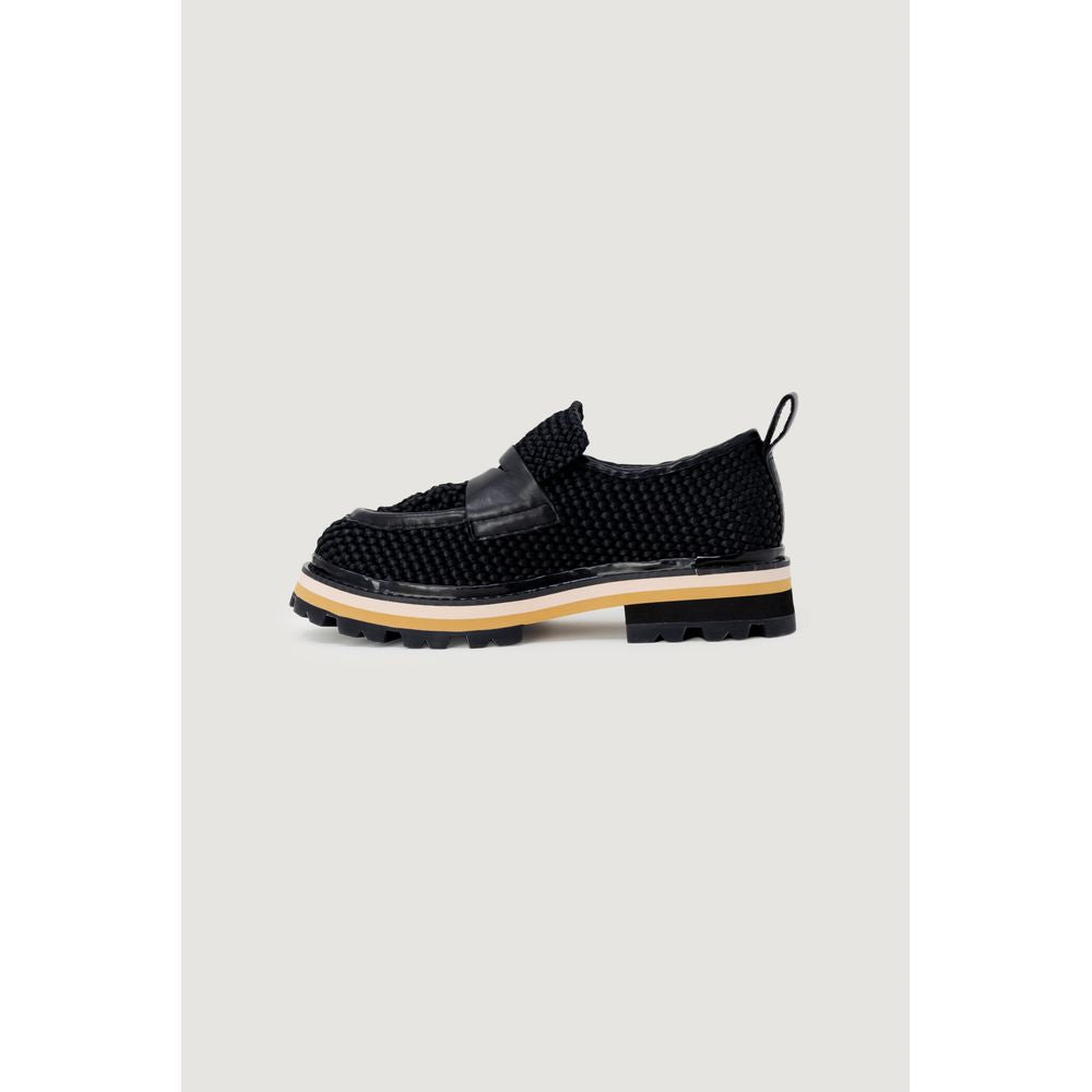 ASH Black Leather Flat Shoe for Women - Spring/Summer Collection, 100% Leather, Low Heel, Modern Design