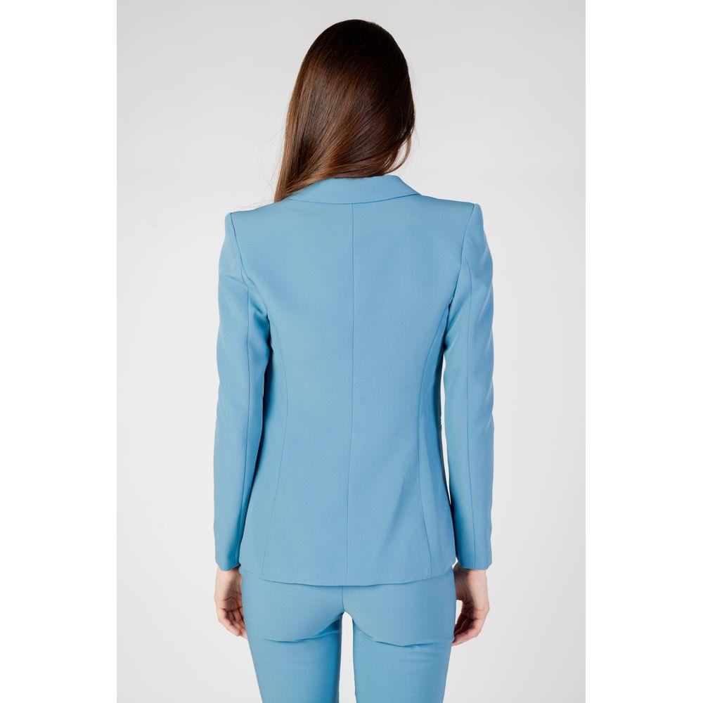 Rinascimento Turquoise Polyester Suits & Blazer Rinascimento Light Gray