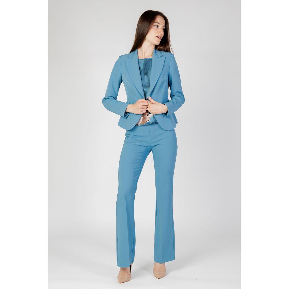 Rinascimento Turquoise Polyester Suits & Blazer Rinascimento Light Gray