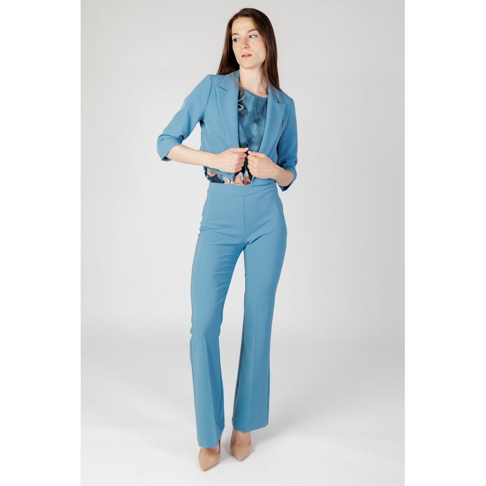 Rinascimento Turquoise Polyester Suits & Blazer Rinascimento Light Gray